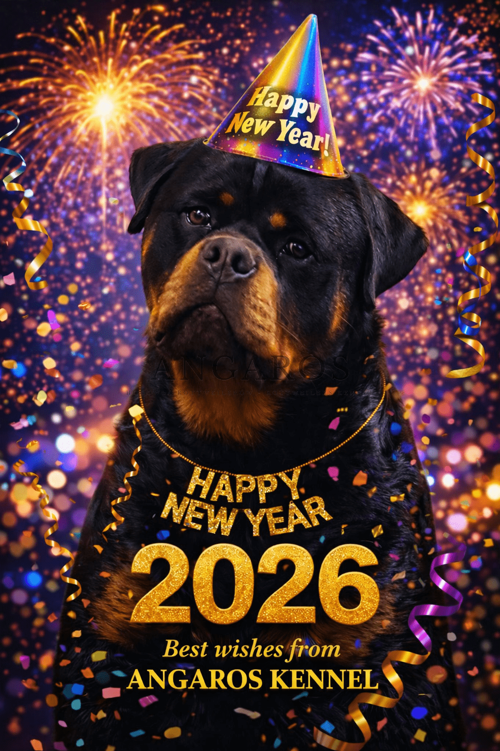 Szczęśliwego Nowego Roku !!! | Rottweiler - Hodowla Rottweilerów Angaros - Rottweilers - Rottweilery